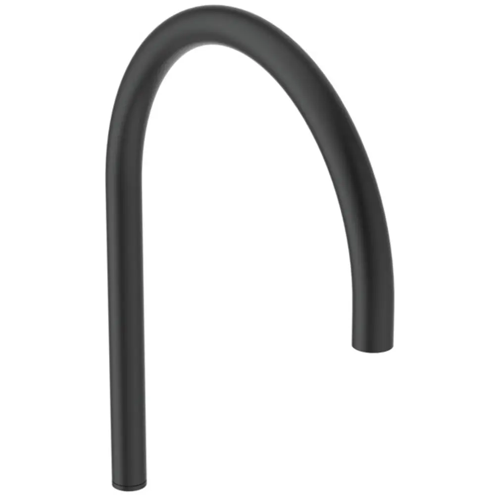 Berührungsloser Waschtischarm mit rundem Design in Silk Black, passend für moderne Waschbecken, hergestellt von Ideal Standard.